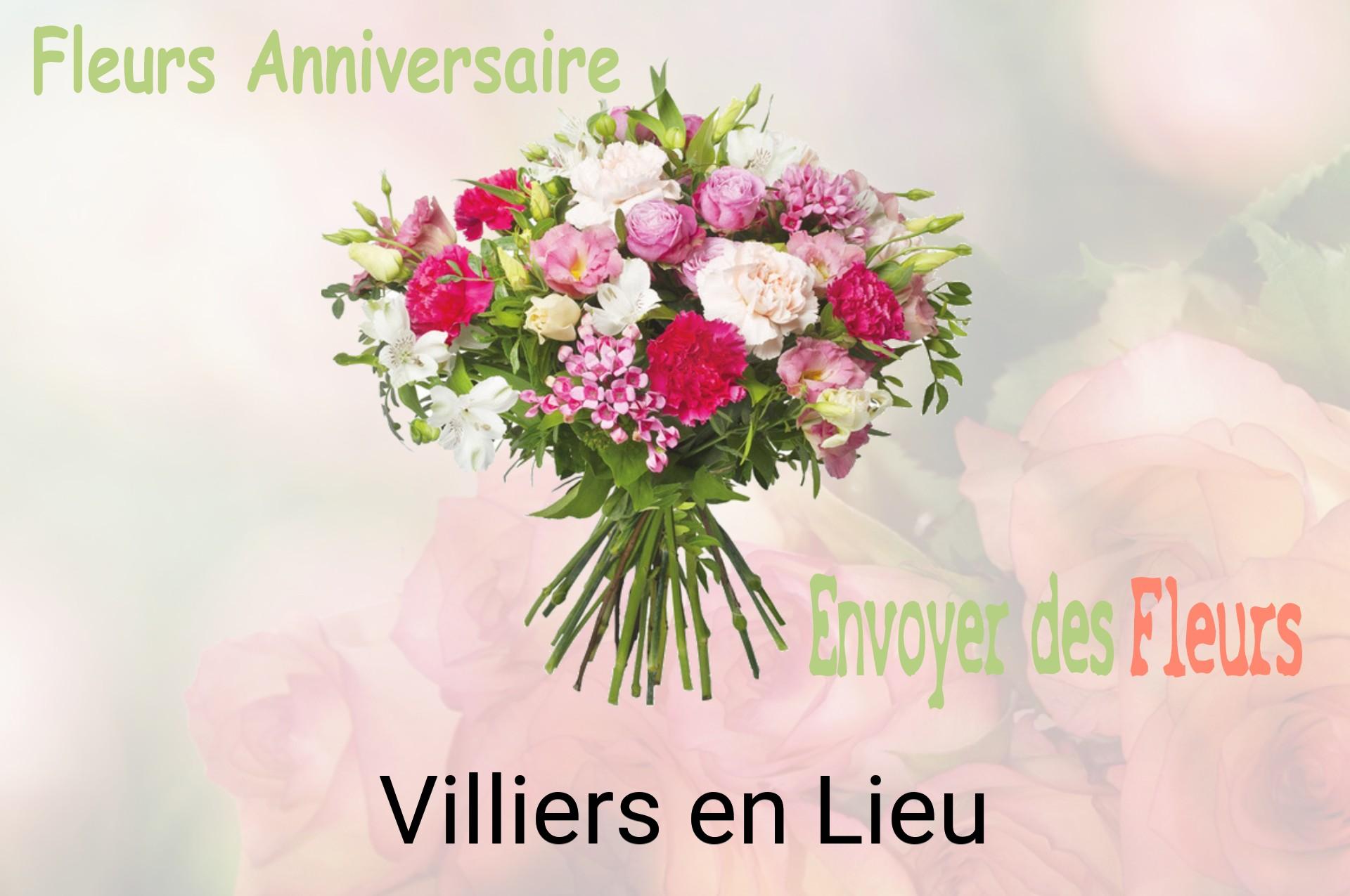 Bouquet de fleurs d’anniversaire livré à Villiers-en-Lieu